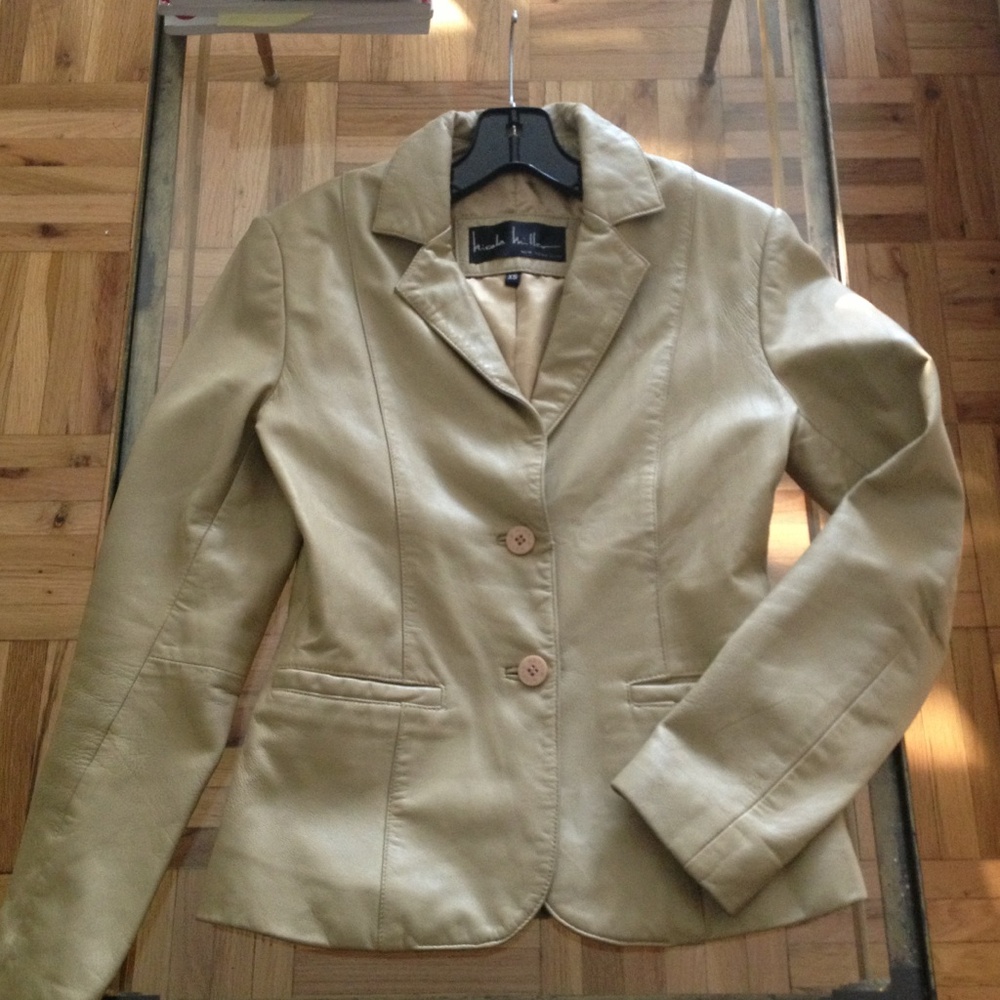 Nicole Miller leather jacket